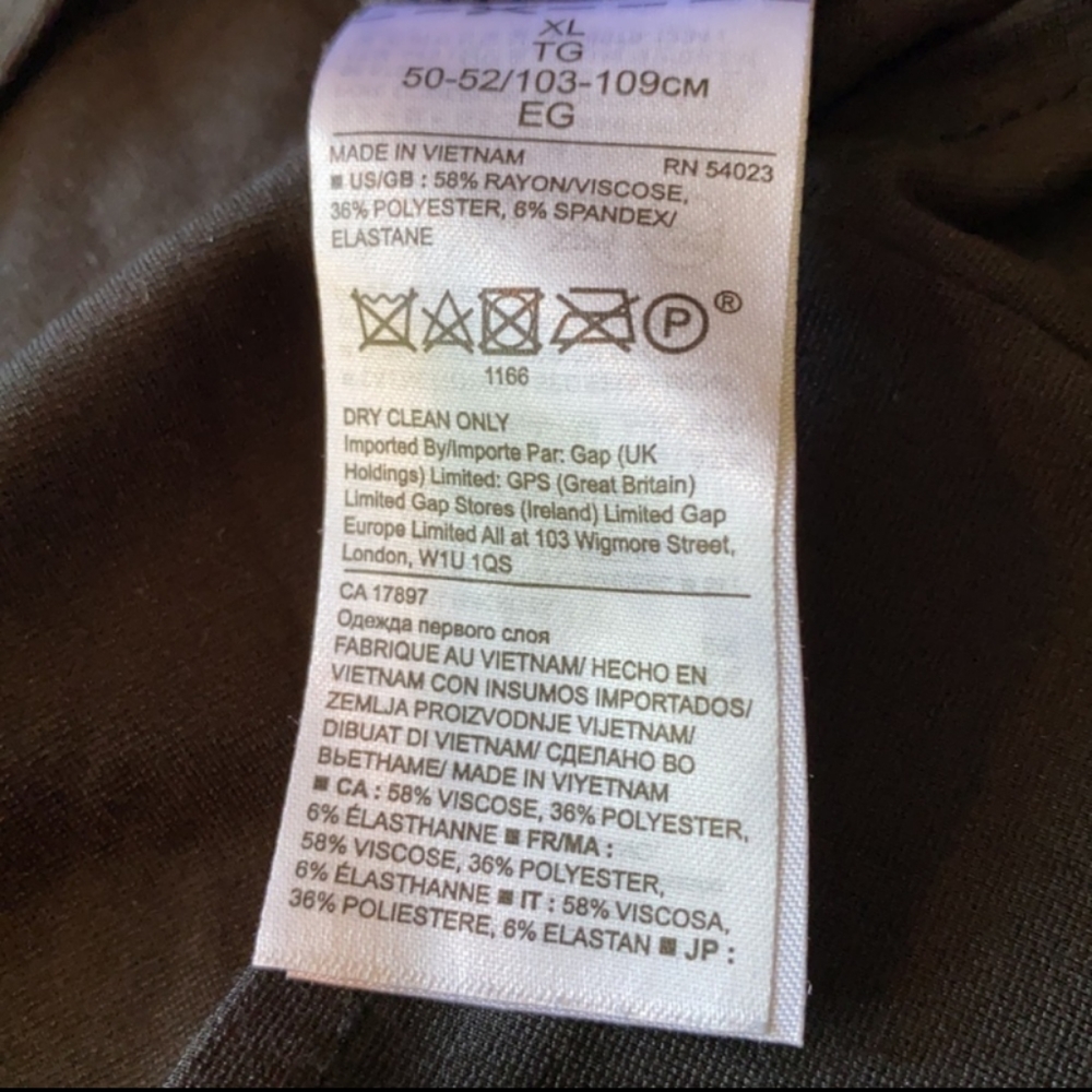 Banana Republic Black T-shirt Dress Sz XL - Picture 4 of 4